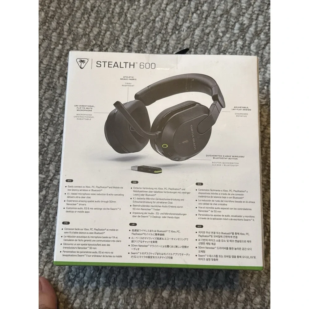 Turtle Beach Stealth 600 Gen 3 Wireless Gaming Headset Xbox PlayStation PC NEW